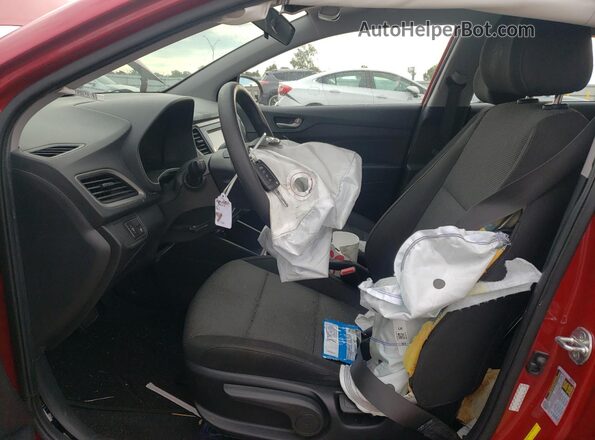 3KPC24A69LE098720 2020 HYUNDAI ACCENT Red Вид салону спереду