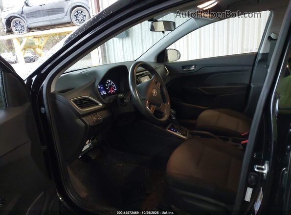3KPC24A69LE100739 2020 HYUNDAI ACCENT Black Widok wnętrza z przodu
