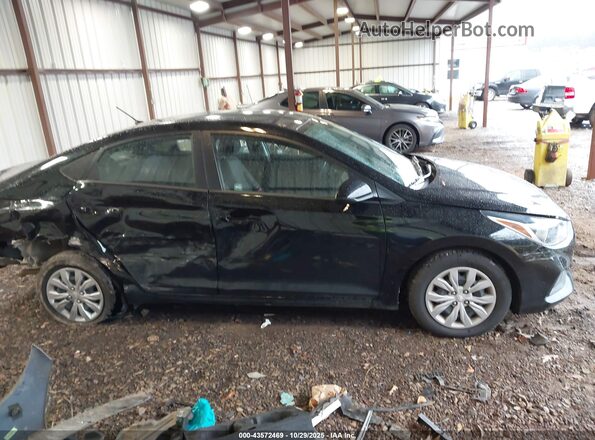 3KPC24A69LE100739 2020 HYUNDAI ACCENT Black Widok wnętrza z tyłu