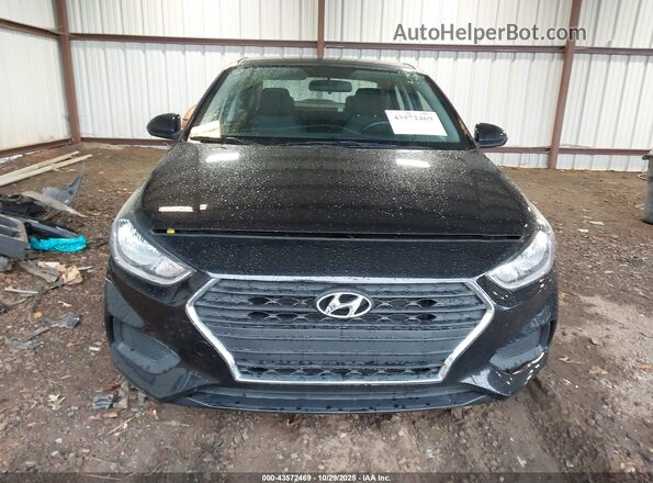 3KPC24A69LE100739 2020 HYUNDAI ACCENT Black Widok zestawu wskaźników