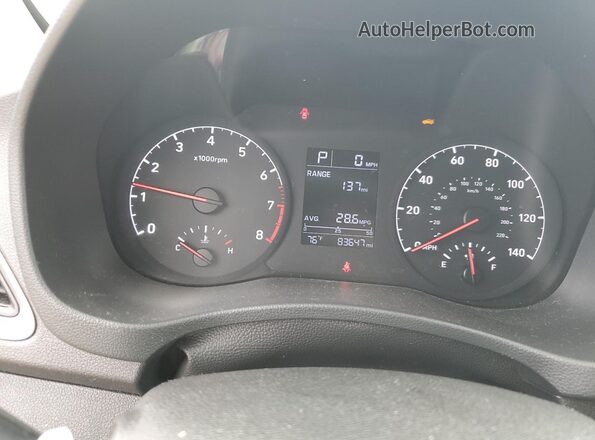 3KPC24A69LE105049 2020 HYUNDAI ACCENT Black Instrument cluster view