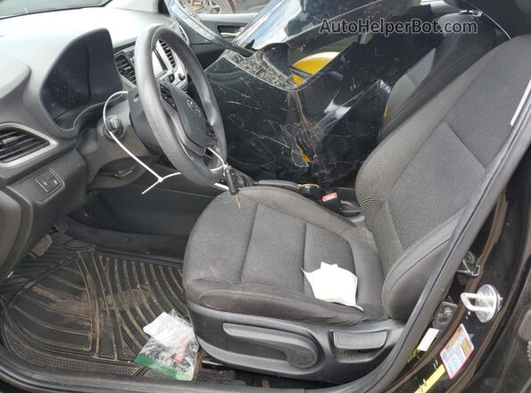 3KPC24A69LE105049 2020 HYUNDAI ACCENT Black Front interior view