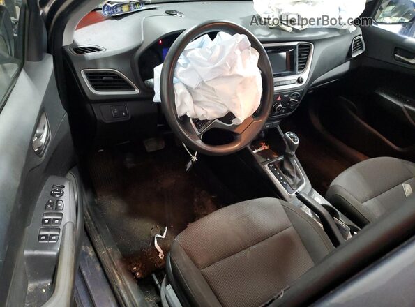 3KPC24A69LE114107 2020 HYUNDAI ACCENT Gray Вид панелі приладів