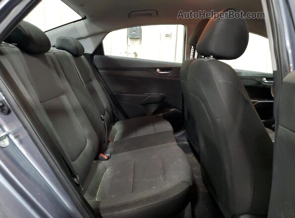 3KPC24A69LE114107 2020 HYUNDAI ACCENT Gray Вид задніх сидінь