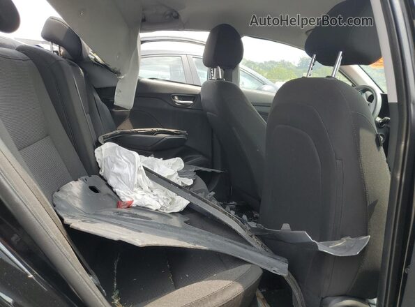 3KPC24A69LE119940 2020 HYUNDAI ACCENT Black Rear seats view