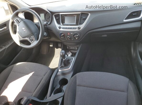 3KPC24A69ME137484 2021 HYUNDAI ACCENT Silver Առջևի վահանակի տեսք