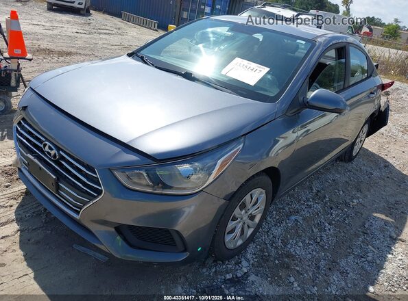 3KPC24A6XLE106159 2020 HYUNDAI ACCENT Gray წინა მარცხენა ხედი სამი მეოთხედიდან