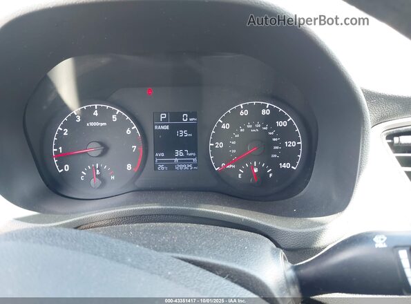 3KPC24A6XLE106159 2020 HYUNDAI ACCENT Gray უკანა სავარძლების ხედი