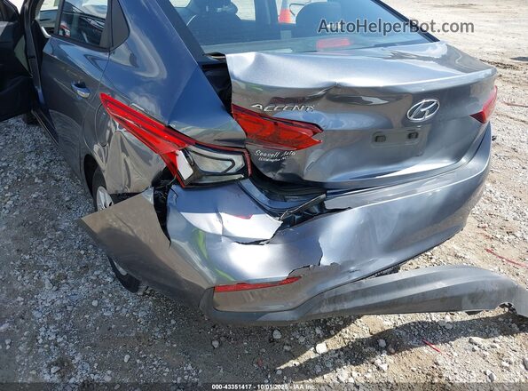 3KPC24A6XLE106159 2020 HYUNDAI ACCENT Gray წინა ხედი