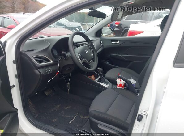 3KPC24A6XLE109417 2020 HYUNDAI ACCENT White წინა სალონის ხედი