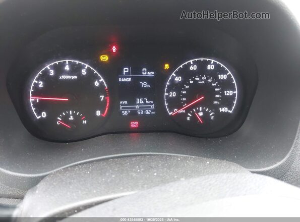 3KPC24A6XLE109417 2020 HYUNDAI ACCENT White უკანა სავარძლების ხედი