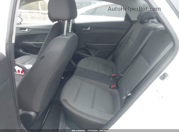 3KPC24A6XLE109417 2020 HYUNDAI ACCENT White VIN კოდის სტიკერის ხედი
