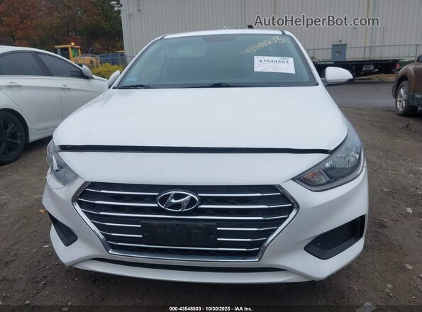 3KPC24A6XLE109417 2020 HYUNDAI ACCENT White ხელსაწყოთა პანელის ხედი