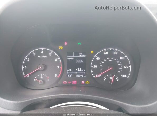 3KPC24A6XLE109983 2020 HYUNDAI ACCENT Silver Հետևի նստատեղերի տեսք