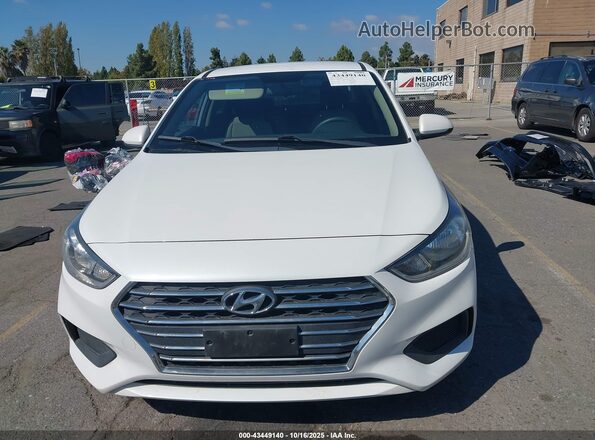 3KPC24A6XLE110423 2020 HYUNDAI ACCENT White ხელსაწყოთა პანელის ხედი