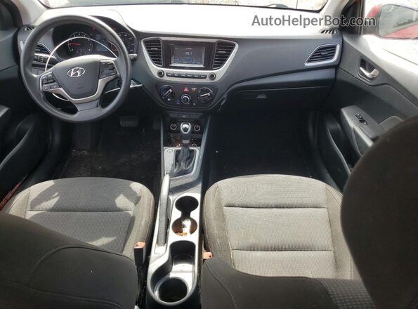 3KPC24A6XME128566 2021 HYUNDAI ACCENT Red Вид панелі приладів