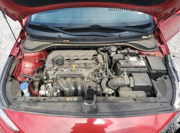 3KPC24A6XME128566 2021 HYUNDAI ACCENT Red Вид задньої частини салону