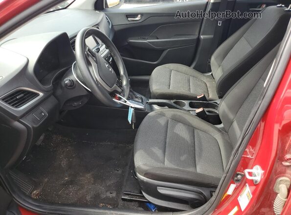 3KPC24A6XME128566 2021 HYUNDAI ACCENT Red Вид салону спереду