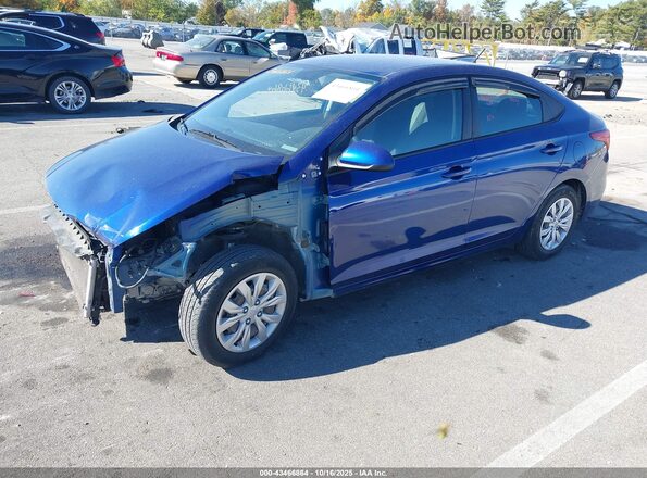 3KPC24A6XME131113 2021 HYUNDAI ACCENT Blue Передня ліва чверть