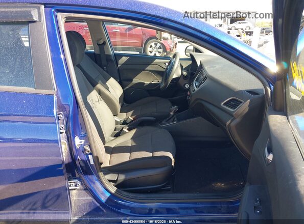 3KPC24A6XME131113 2021 HYUNDAI ACCENT Blue Вид салону спереду