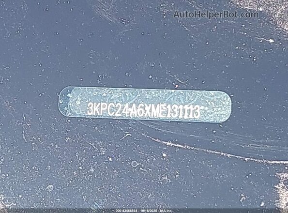 3KPC24A6XME131113 2021 HYUNDAI ACCENT Blue Вид підкапотного простору
