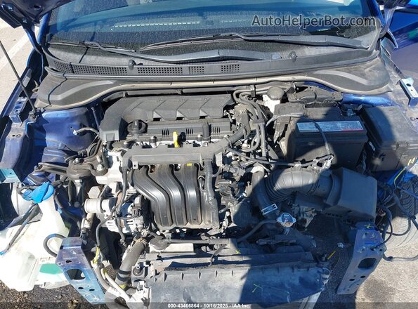 3KPC24A6XME131113 2021 HYUNDAI ACCENT Blue Вид ззаду
