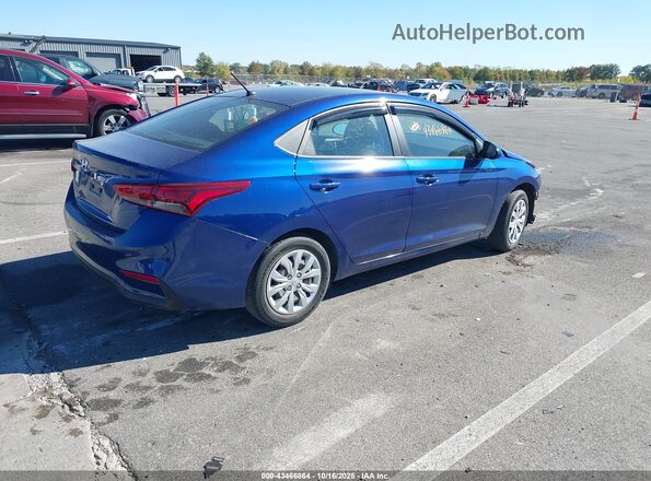3KPC24A6XME131113 2021 HYUNDAI ACCENT Blue Задня права чверть