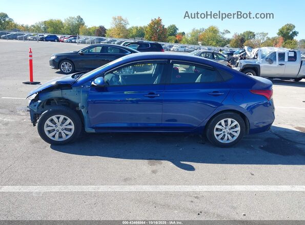 3KPC24A6XME131113 2021 HYUNDAI ACCENT Blue Панорамний вид салону 360°