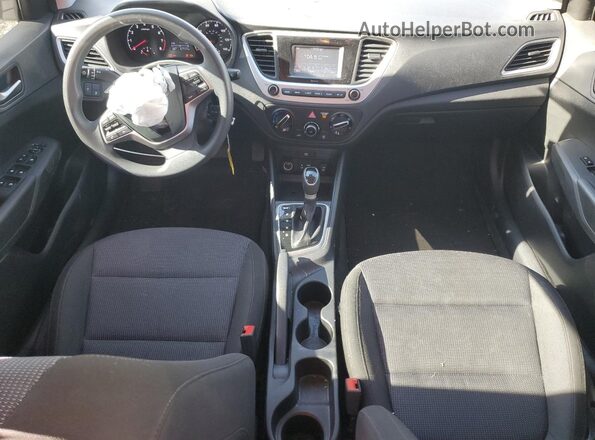 3KPC24A6XME144802 2021 HYUNDAI ACCENT White Widok deski rozdzielczej