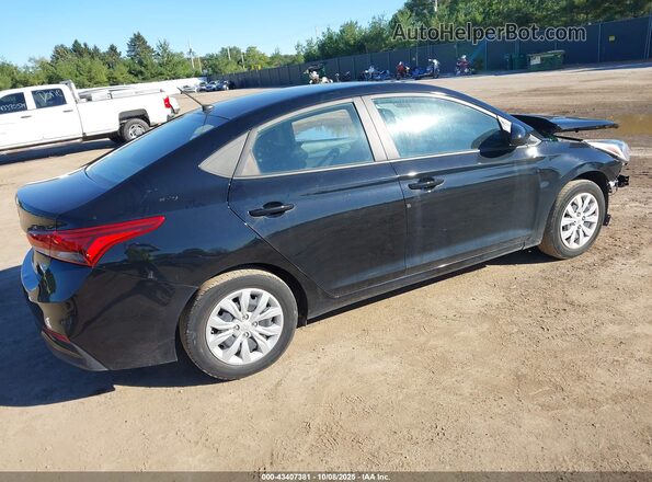 3KPC24A6XNE172939 2022 HYUNDAI ACCENT Черный Задняя правая четверть
