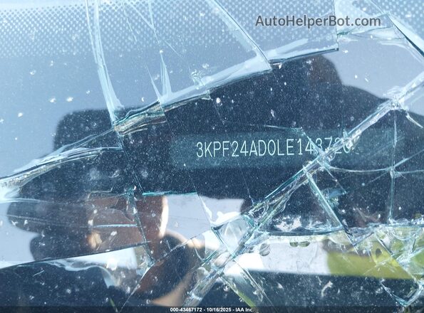 3KPF24AD0LE143720 2020 KIA FORTE Black ძრავის განყოფილების ხედი