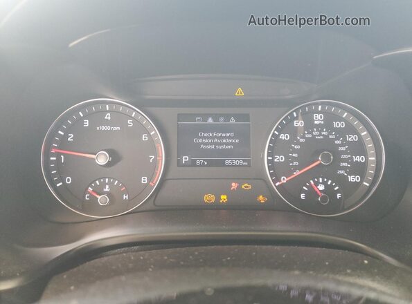 3KPF24AD0LE213653 2020 KIA FORTE Серый Вид щитка приборов