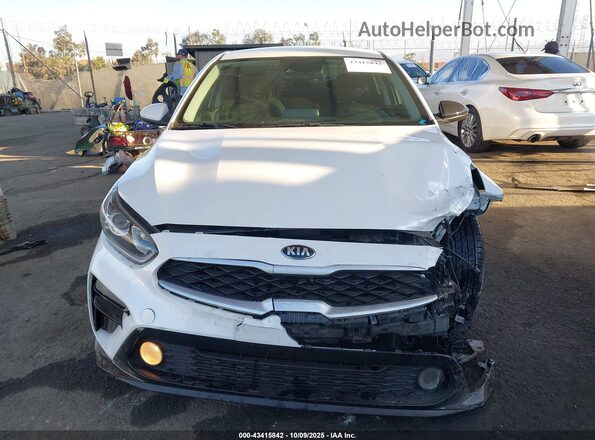 3KPF24AD0ME411280 2021 KIA FORTE White Instrument cluster view