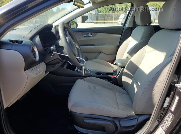 3KPF24AD1LE163264 2020 KIA FORTE Black Front interior view