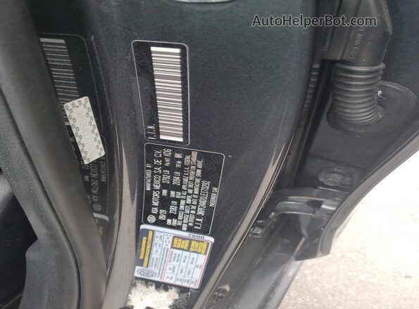 3KPF24AD1LE173292 2020 KIA FORTE Gray VIN sticker view