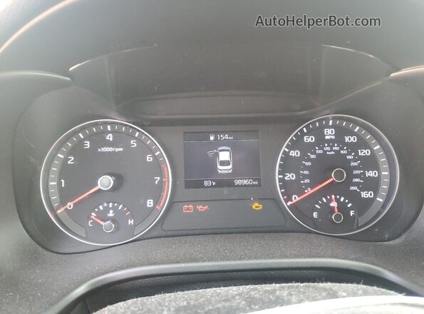 3KPF24AD1LE235273 2020 KIA FORTE Gray Instrument cluster view