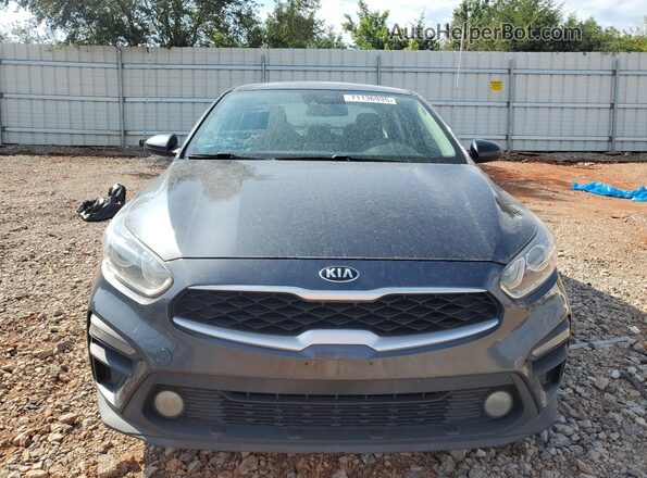 3KPF24AD1LE235273 2020 KIA FORTE Gray Front view