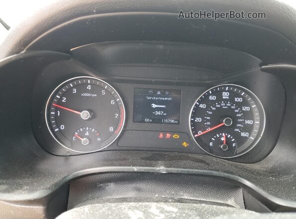 3KPF24AD3LE231029 2020 KIA FORTE White Instrument cluster view