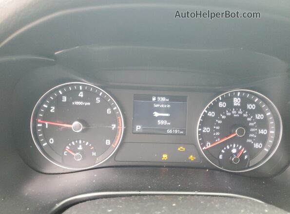 3KPF24AD3LE260949 2020 KIA FORTE White Instrument cluster view
