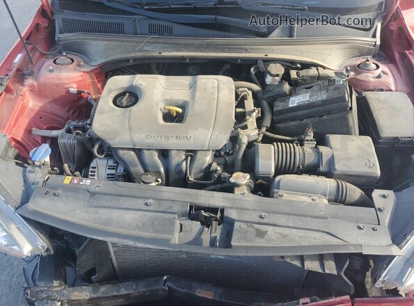 3KPF24AD4LE170855 2020 KIA FORTE Red Widok wnętrza z tyłu