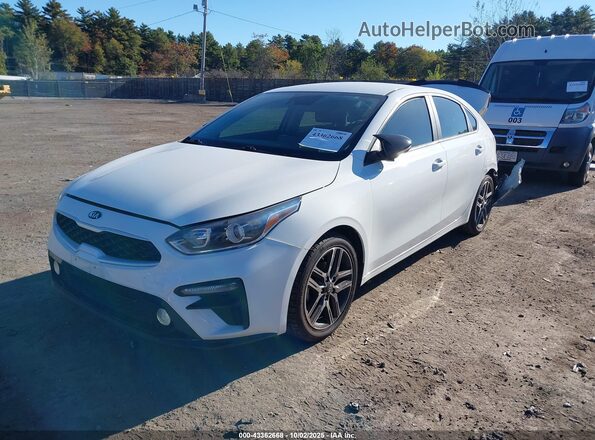 3KPF24AD4LE206110 2020 KIA FORTE White Przód lewy