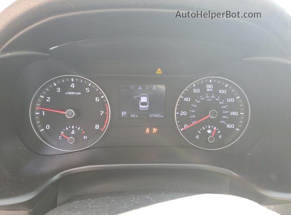 3KPF24AD5LE184618 2020 KIA FORTE White ხელსაწყოთა პანელის ხედი