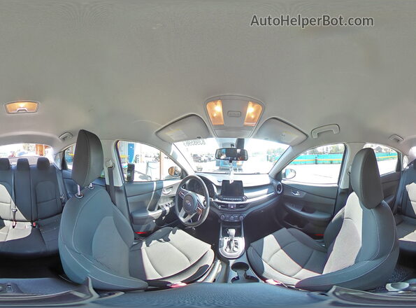 3KPF24AD5LE184618 2020 KIA FORTE White VIN კოდის სტიკერის ხედი