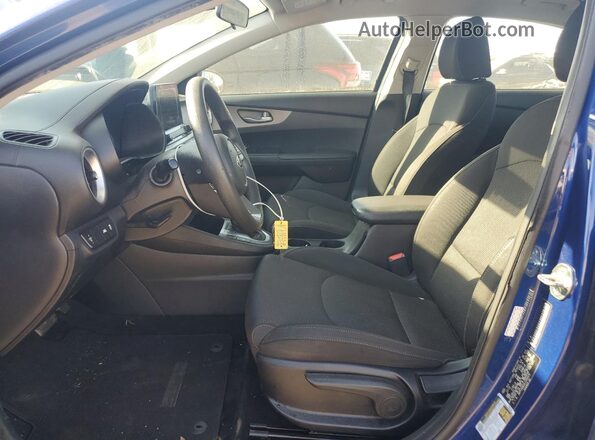 3KPF24AD5LE202972 2020 KIA FORTE Blue Front interior view