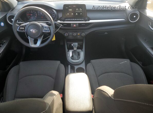 3KPF24AD5LE202972 2020 KIA FORTE Blue Dashboard view