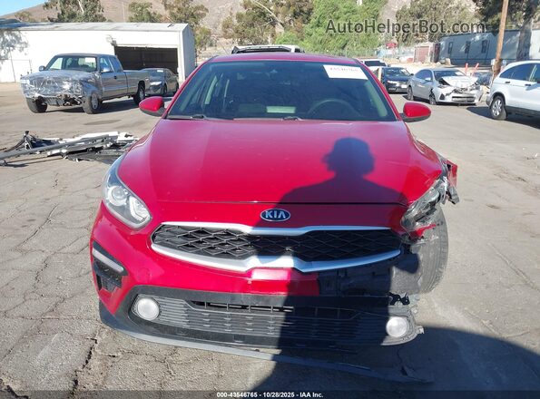3KPF24AD6LE156696 2020 KIA FORTE Red Vista del cuadro de instrumentos