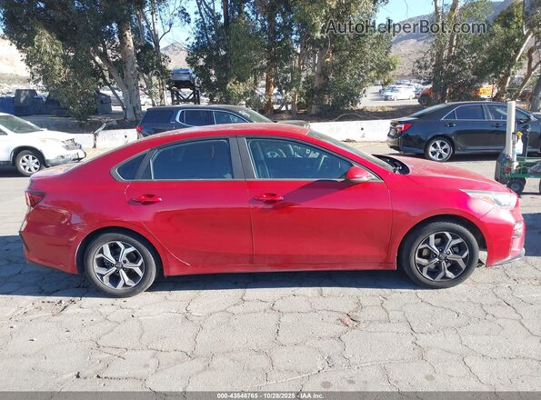 3KPF24AD6LE156696 2020 KIA FORTE Red Vista interior trasera