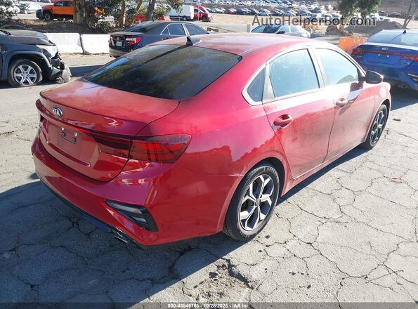 3KPF24AD6LE156696 2020 KIA FORTE Red Trasero derecho