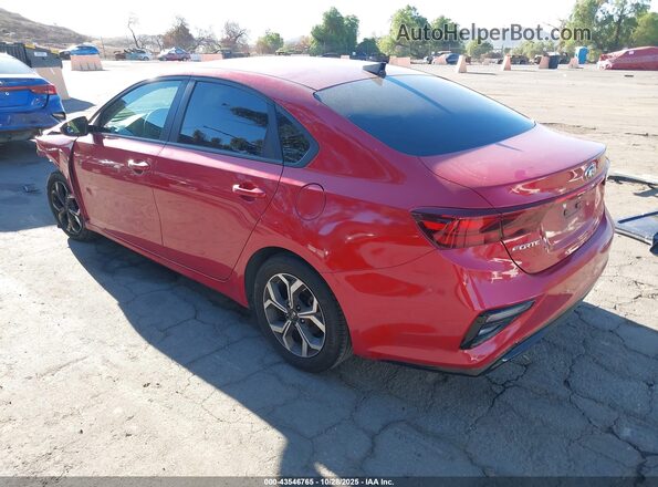 3KPF24AD6LE156696 2020 KIA FORTE Red Trasero izquierdo