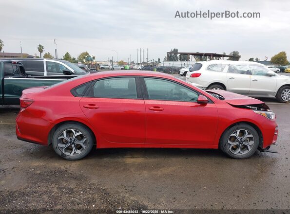 3KPF24AD6LE207436 2020 KIA FORTE Red Vista interior trasera
